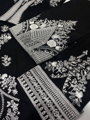 HUSSAIN REHAR Luxury LAWN Heavy Embroidered 3 PIECE 1001