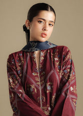 ZARA SHAHJAHAN HIT LATES 3 PIECE EMBROIDERED DHANAK WOOL