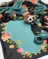 Allover Digital Printed Shamooz Silk 3 PIECE