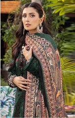 MARIA B LUXURY EMBROIDERED DHANAK 3 PIECE