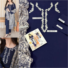 LAWN Cotton EMBROIDERED 3 PIECE