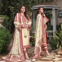 ANEELA’S MOST TRENDING EMBROIDERED 3 PIECE FOR WINTER (PRINTED SHAWL)