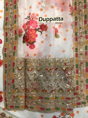 CHARIZMA HIT SILK 3 PIECE WEDDING AND PARTY WEAR