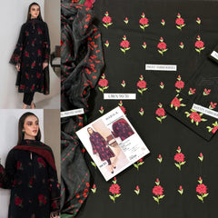 LAWN Cotton EMBROIDERED 3 PIECE