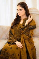 DHANAK WOOL EMBROIDERED 3 PIECE WQ