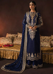 JAZMIN VELVET EMBROIDERED 3 PIECE