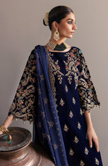 ANAYA BRAND VELVET EMBROIDERED 3 PIECE
