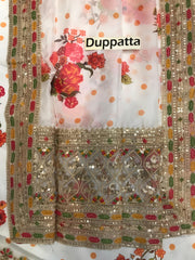 CHARIZMA HIT SILK 3 PIECE WEDDING AND PARTY WEAR