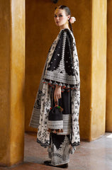 HUSSAIN REHAR Luxury LAWN Heavy Embroidered 3 PIECE 1001