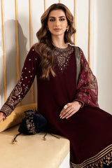 EMAAN ADEEL VELVETY EMBROIDERED 3 PIECE