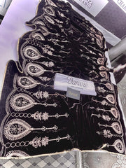 VELVET HEAVY EMBROIDERED SHAWLS READY TO WEAR