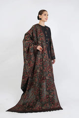 LUXURY HEAVY EMBROIDERED DHANAK KASHMEERI WOOL 3 PIECE BIK