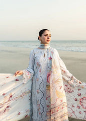 Qalamkar Embroidered 3 piece