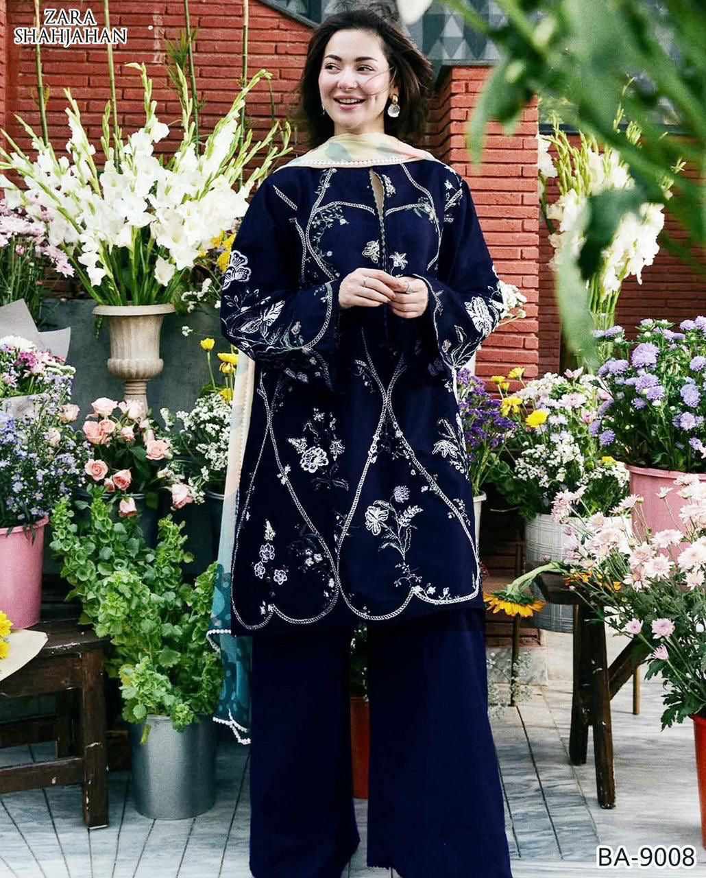 CASUALLY WEAR EMBROIDERED 2 PIECE EMBROIDERED DHANAK WOOL