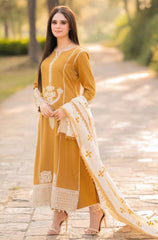DHANAK WOOL EMBROIDERED 3 PIECE WQ