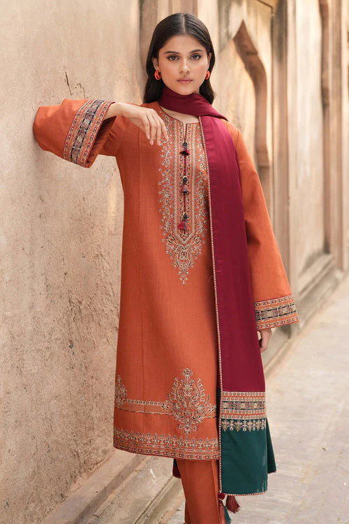 URGE AND ASLIGN HIT 3 PIECE DHANAK EMBROIDERED