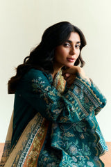 ZARA SHAHJAHAN LATEST HIT DHANAK WOOL EMBROIDERED 3 PIECE