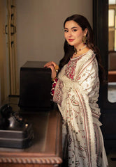 ASIM JOFA LATEST HIT PEACHWOOL EMBROIDERED 3 PIECE