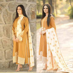 MOST HIT AND DECENT OUTFIT NAKOOSH 5106 BIK DHANAK WOOL HEAVY EMBROIDERED SHAWL