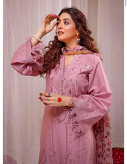 LIMELIGHT LUXURY EMBROIDERED DHANAK WOOL 3 PIECE BIK 5094
