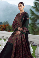LUXURY HEAVY EMBROIDERED DHANAK WOOL 3 PIECE BIK5089
