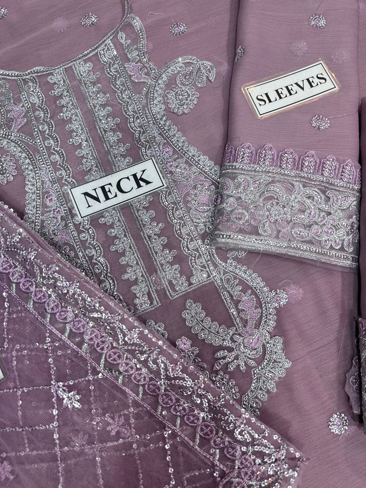 ASIM JOFA JHILL MILL CHIFFON WEDDINDG AND PARTY WEAR