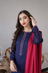 ASLIGN CASUALLY WEAR EMBROIDERED DHANAK WOOL 3 PEOPLE