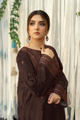 ASLIGN CASUALLY WEAR EMBROIDERED DHANAK WOOL 3 PIECE
