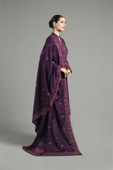 BAREEZE MOST HIT DHANAK WOOL EMBROIDERED 3 PIECE