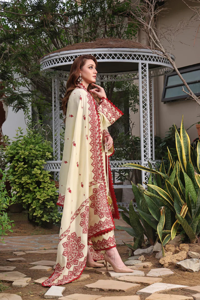 ANEELA’S MOST TRENDING EMBROIDERED 3 PIECE FOR WINTER (PRINTED SHAWL)