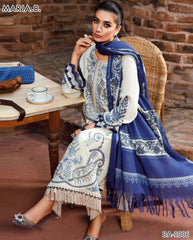 CASUALLY WEAR EMBROIDERED 2 PIECE DHANAK WOOL FABRIC