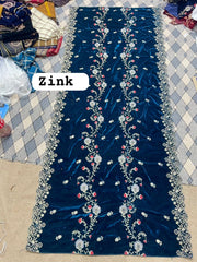 CEREMONIAL VELVET HEAVY LUXURY EMBROIDERED SHAWLS