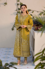 LUXURY EMBROIDERED DHANAK WOOL 3 PIECE LAAM BRAND 4616 YSN