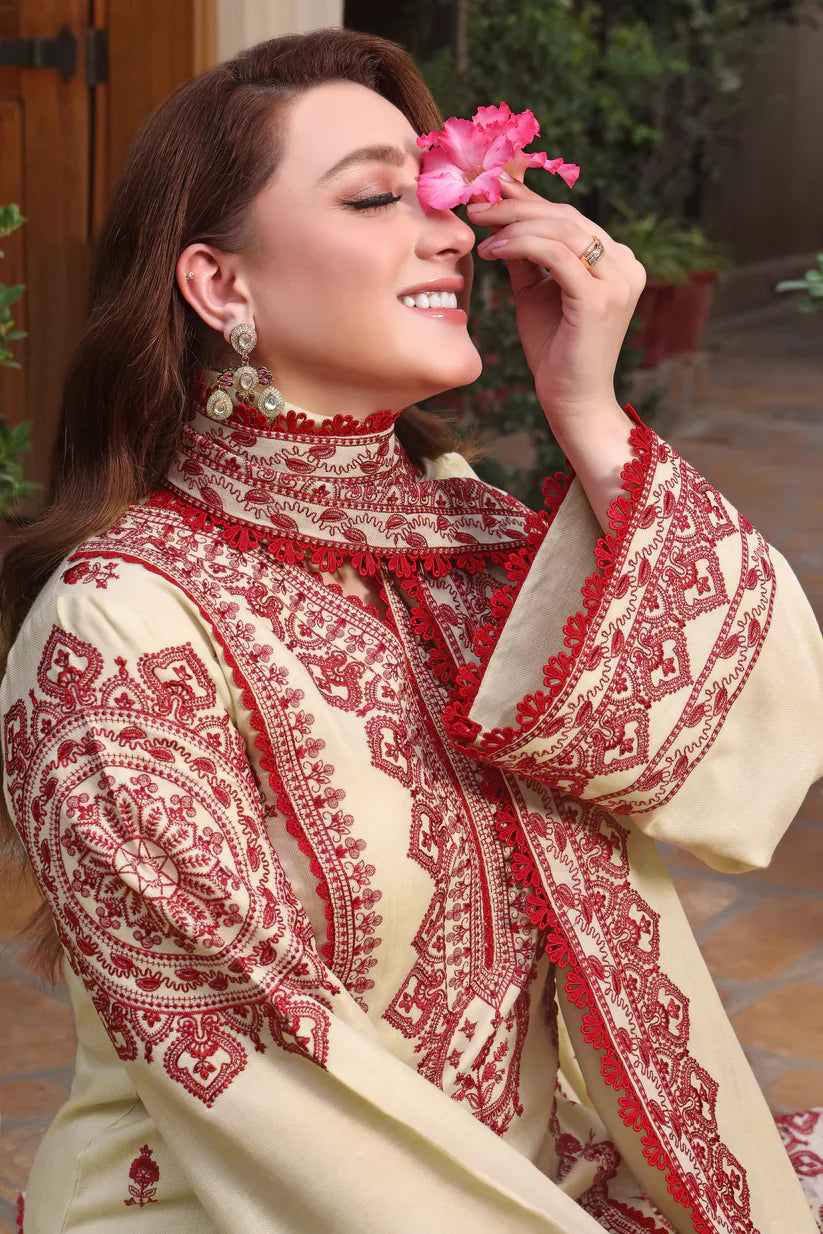 ANEELA’S HIT ALLOVER EMBROIDERED WITH EMBROIDERED SHAWL
