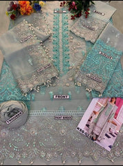 ELAF WEDDING AND PARTY WEAR ORGANZA DRESS