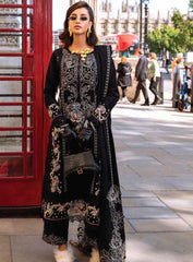 MUSHQ BRAND 5024 DHANAK EMBROIDERED 3 PIECE