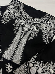 HUSSAIN REHAR Luxury LAWN Heavy Embroidered 3 PIECE 1001