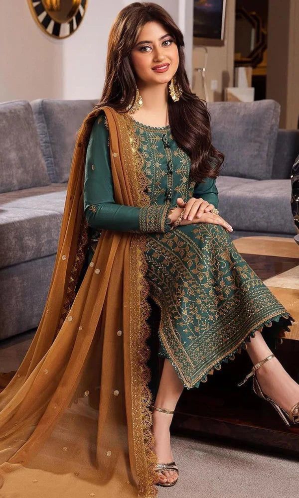 ASIM JOFA 4176BIK LUXURY EMBROIDERED LAWN 3 PIECE